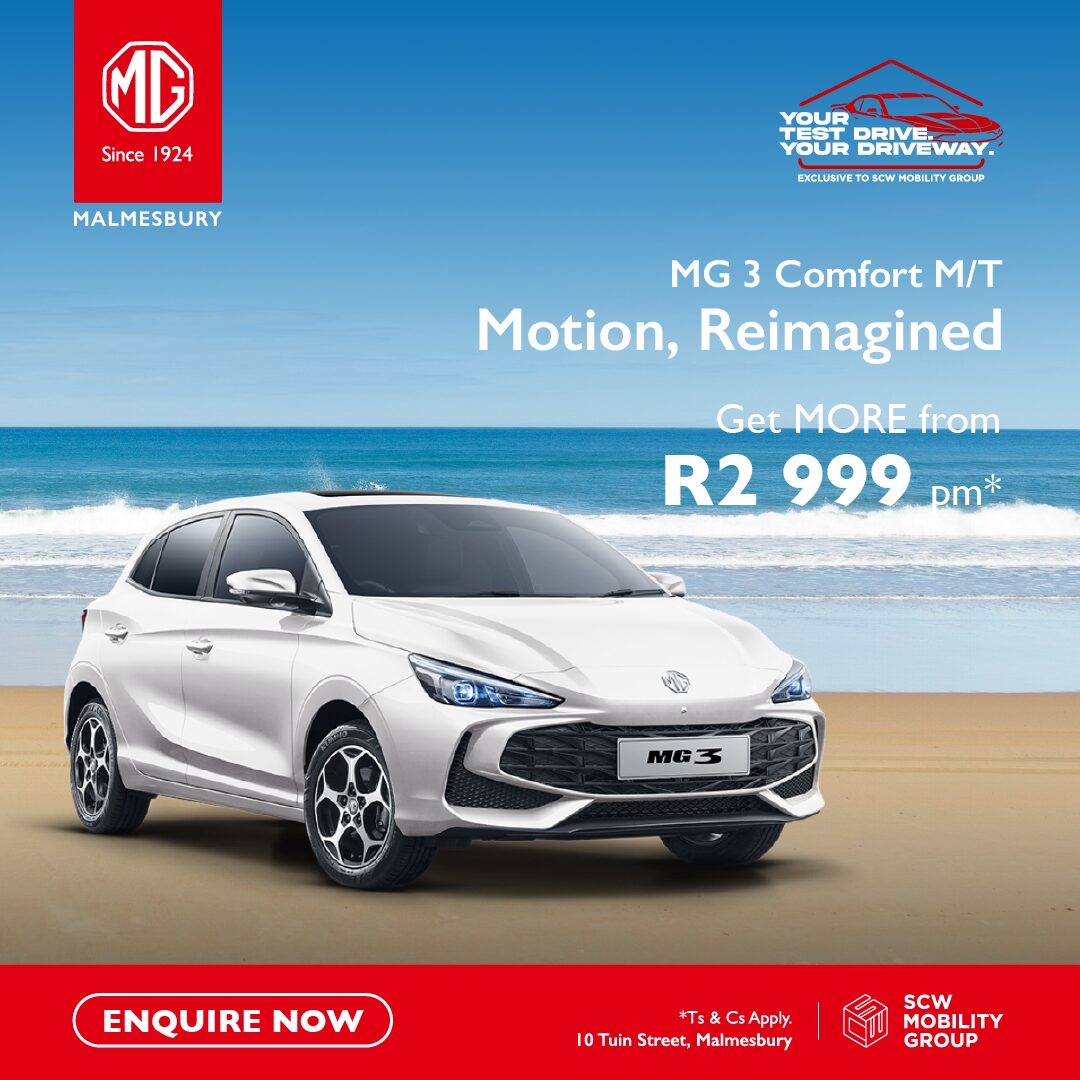 MG3 Comfort MT from R2 999pm*