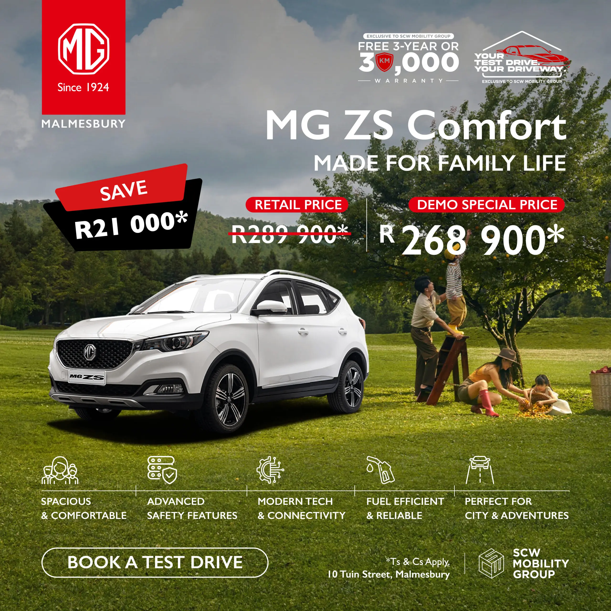 MG ZS Comfort Demo from R268 900*